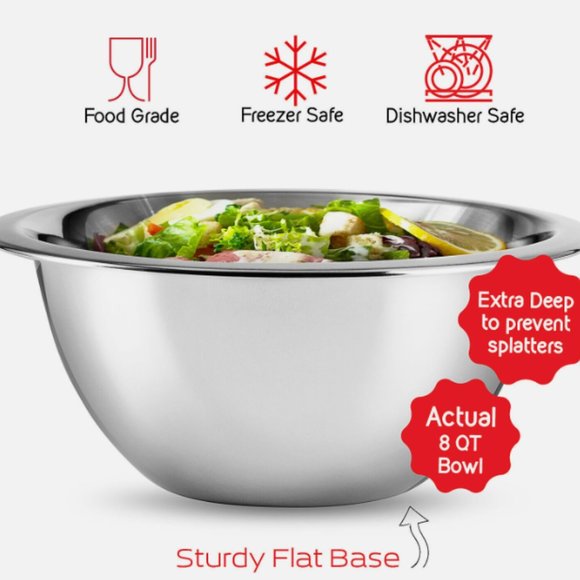 Mixing Bowls 14 Piece Bowl Set with Measuring Cups and Spoons - Picture 7 of 8